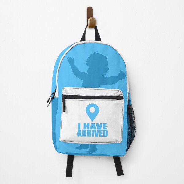 Item preview, I Have Arrived Baby Blue Location Marker designed and sold by The Tinker Man's Daughter.