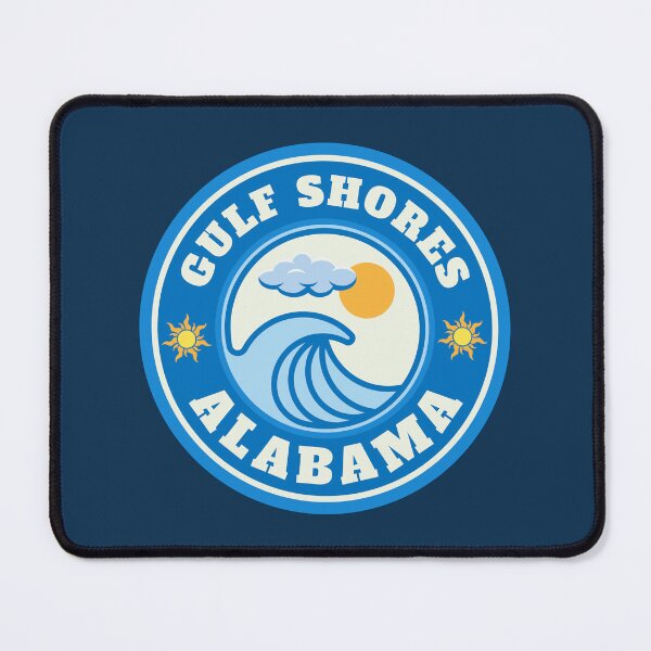 Item preview, Gulf Shores Beach - Baldwin County Alabama Beaches - Summer Destination Vintage Logo designed and sold by Vintage-TM.