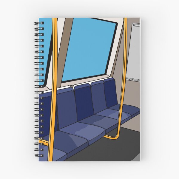 Item preview, Transperth B-Series Train Interior Cartoon designed and sold by MOULE.