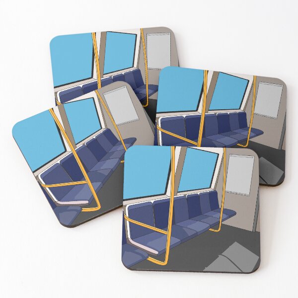 Item preview, Transperth B-Series Train Interior Cartoon designed and sold by  MOULE.