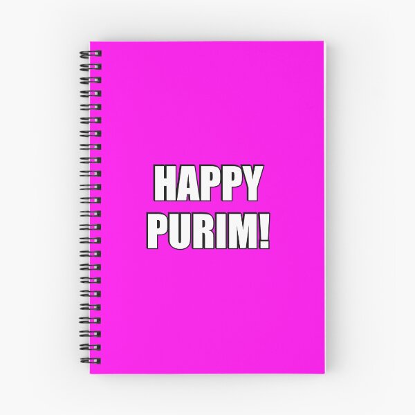 Item preview, HAPPY PURIM Jewish holiday colorful text designed and sold by Inspirationmotivation.