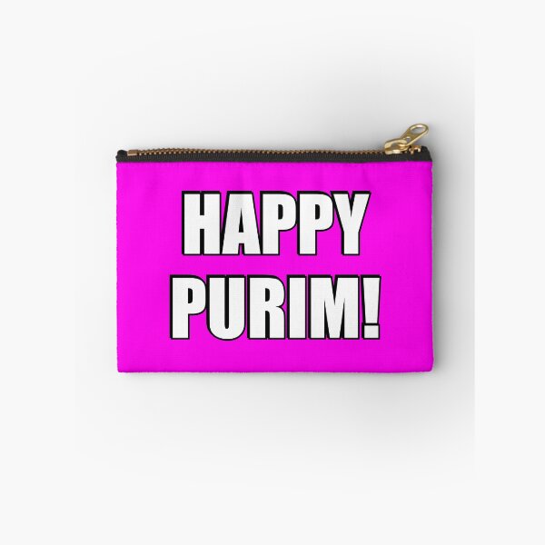 Item preview, HAPPY PURIM Jewish holiday colorful text designed and sold by Inspirationmotivation.