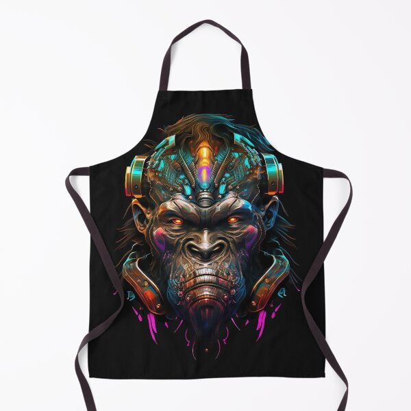Item preview, Gorilla Cyborg - Futuristic Design for Animal Lovers designed and sold by SerhiiArt.