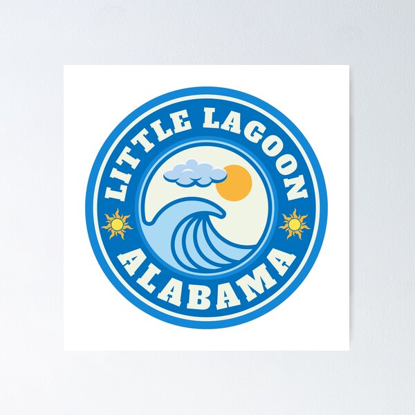 Item preview, Little Lagoon Pass Beach - Baldwin County Alabama Beaches - Summer Destination Vintage Logo designed and sold by Vintage-TM.