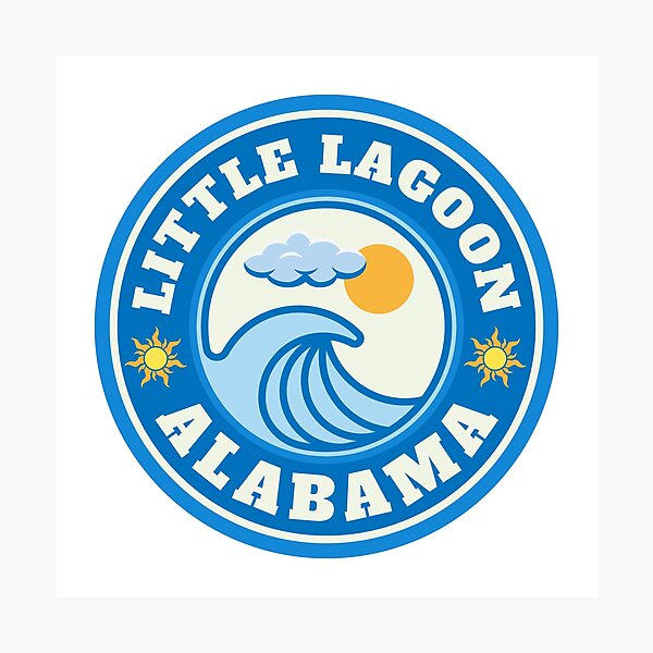 Item preview, Little Lagoon Pass Beach - Baldwin County Alabama Beaches - Summer Destination Vintage Logo designed and sold by Vintage-TM.