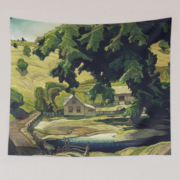 Item preview, Farm, Haliburton by Franklin Carmichael designed and sold by TheRedVineyard.