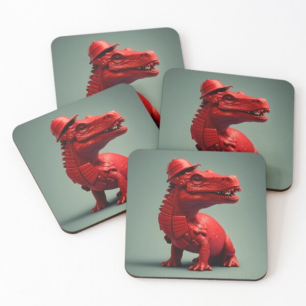 Item preview, Red socialist dinosaur designed and sold by FRSquare.
