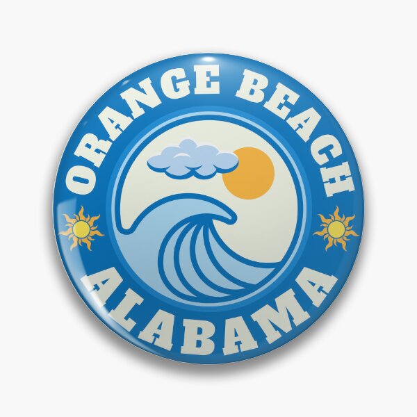 Item preview, Orange Beach - Baldwin County Alabama Beaches - Summer Destination Vintage Logo designed and sold by Vintage-TM.