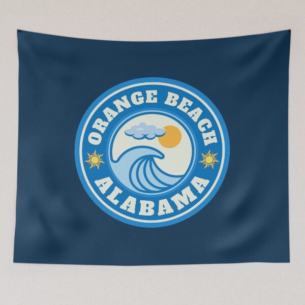 Item preview, Orange Beach - Baldwin County Alabama Beaches - Summer Destination Vintage Logo designed and sold by Vintage-TM.