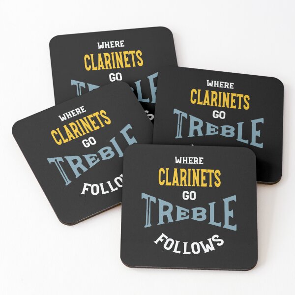 Item preview, Clarinet Pun Where Clarinets Go Treble Follows designed and sold by whyitsme.