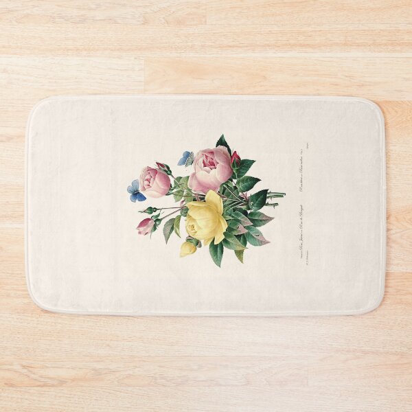 Item preview, Rosa Lutea and Rosa Indica | Lady Banks Rose and Cyme Rose | Pierre Joseph Redouté | Vintage Botanical Art Print designed and sold by LaMadeleine.