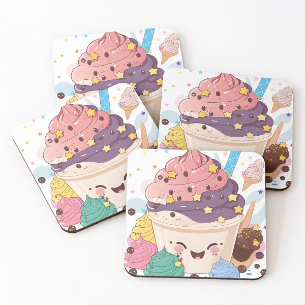 Item preview, Ice Cream and Friends Pt. 3 designed and sold by piinkbunny.