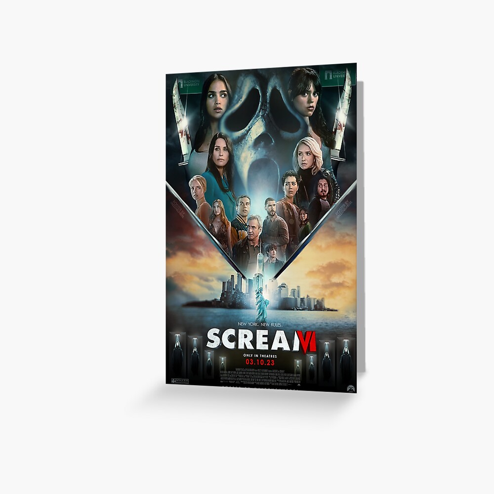 2023 Horror Movie Posters Scream 6 Poster Aesthetic New York 