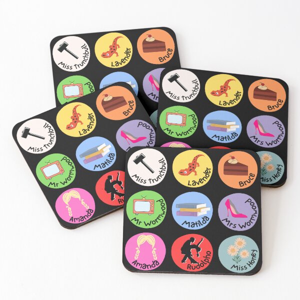 Item preview, Matilda Characters Pop Art designed and sold by ArtfulDodger9.