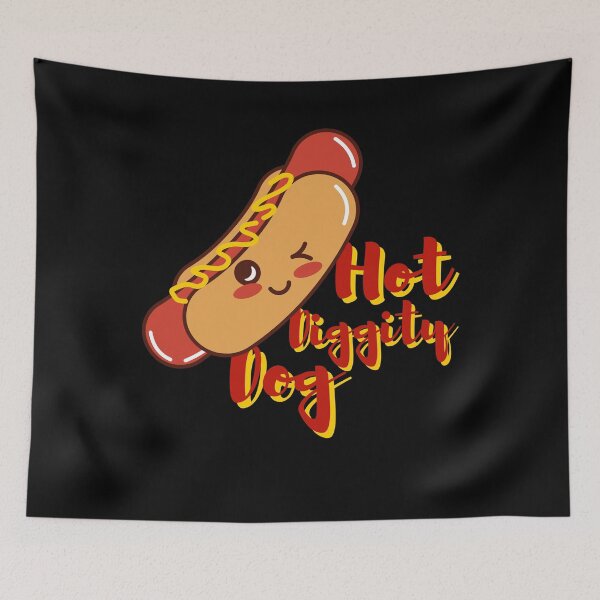 Item preview, Get Your Grill On with Our Hot Diggity Hot Dog Design! designed and sold by SimpliText.