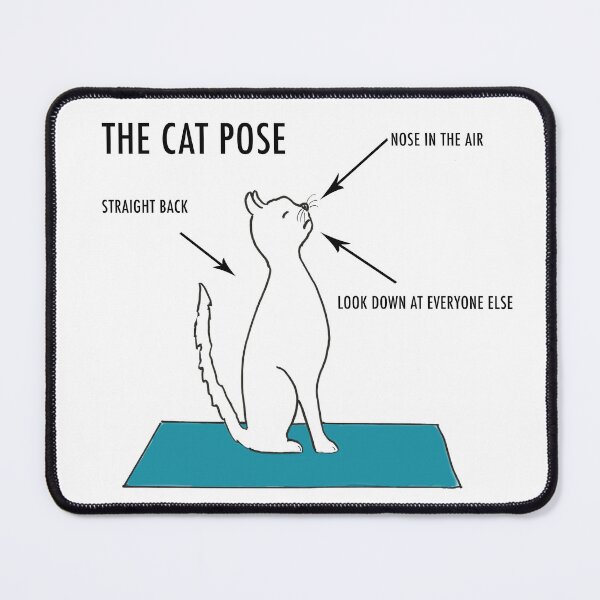 Item preview, Cat Yoga designed and sold by Nikki Attree.