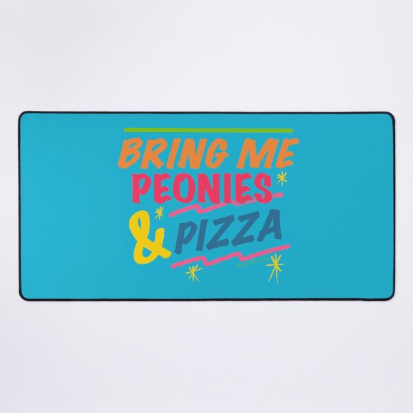 Item preview, Bring Me Peonies & Pizza designed and sold by RooBooCo.
