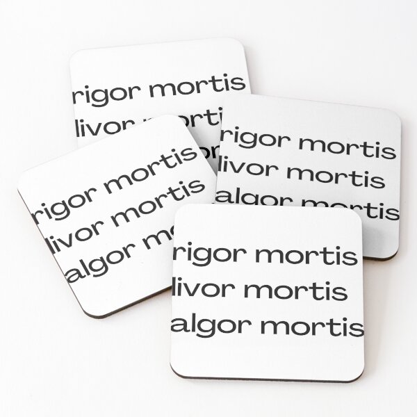 Item preview, Stages of rigor mortis designed and sold by foreverfictionl.