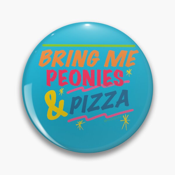 Item preview, Bring Me Peonies & Pizza designed and sold by RooBooCo.