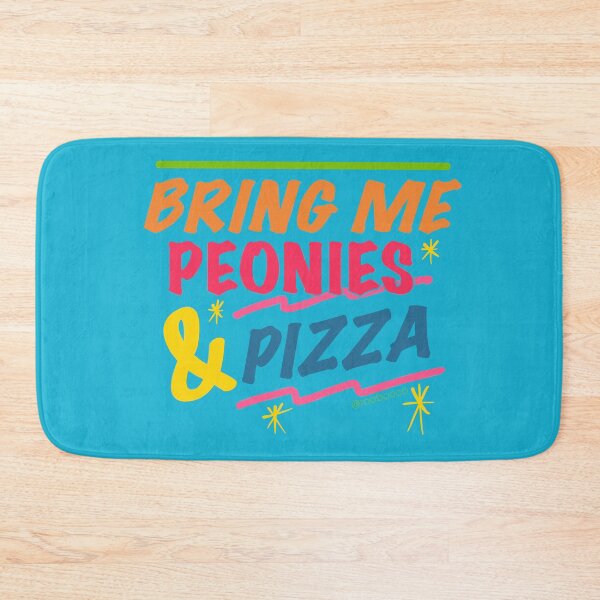 Item preview, Bring Me Peonies & Pizza designed and sold by RooBooCo.