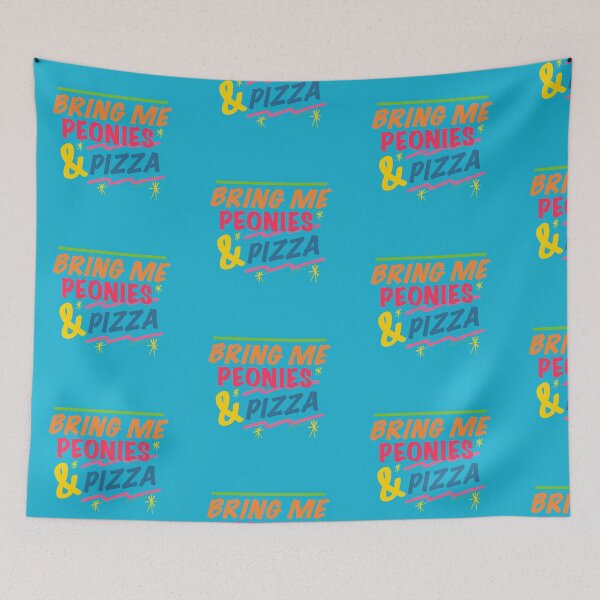 Item preview, Bring Me Peonies & Pizza designed and sold by RooBooCo.