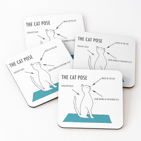 Item preview, Cat Yoga designed and sold by Nikki Attree.