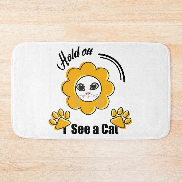 Item preview, Hold On I See A Cat Funny Kitten Design designed and sold by Raju-Creative.
