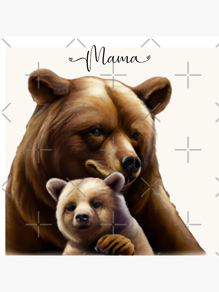 ALASKA BABY BEAR Kisses Mama Bear and Baby Bear Cute Baby Bear Cub Photos  Bear Wall Art Mama Bear Mama and Baby Nursery Wall Art 