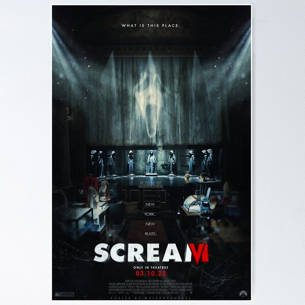 Item preview, The Ghostface Shrine - Scream VI (2023) - Fan Poster designed and sold by neuhedel.
