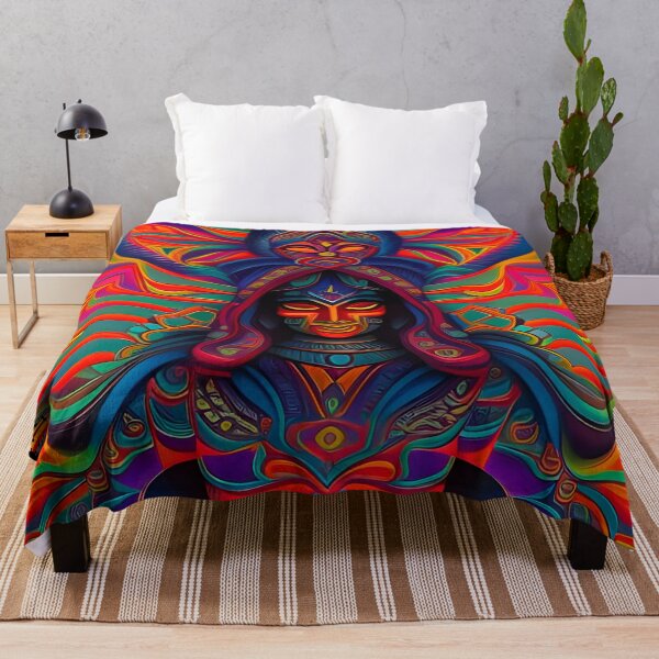 Item preview, New World Gods (2) - Mesoamerican Inspired Psychedelic Art designed and sold by TheThirdEye.