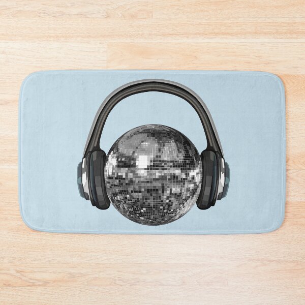 Item preview, Silver Disco Ball with Headphones designed and sold by Deborah Camp.