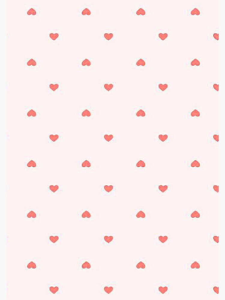 Coquette hearts pattern | Spiral Notebook