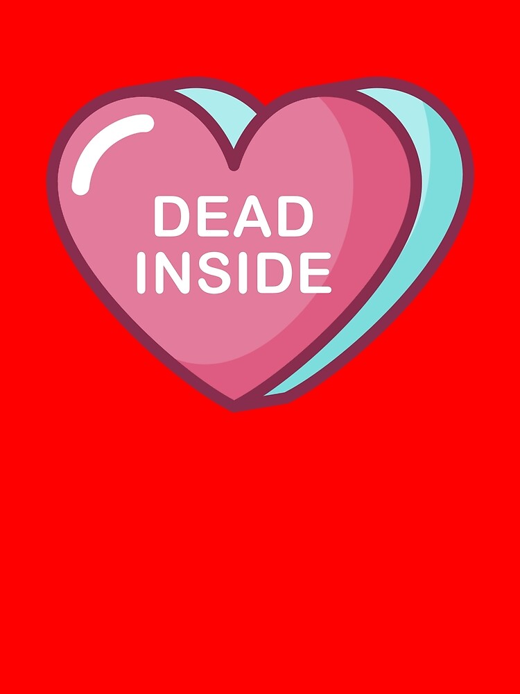 Thumbnail 3 von 3, Tuch, Dead Inside Anti Valentine No Love Dead Inside Gear designt und verkauft von DynamicDesign.