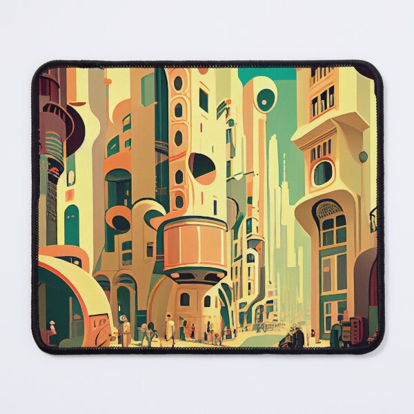 Item preview, Surreal city in pastel tones designed and sold by Creativaity.