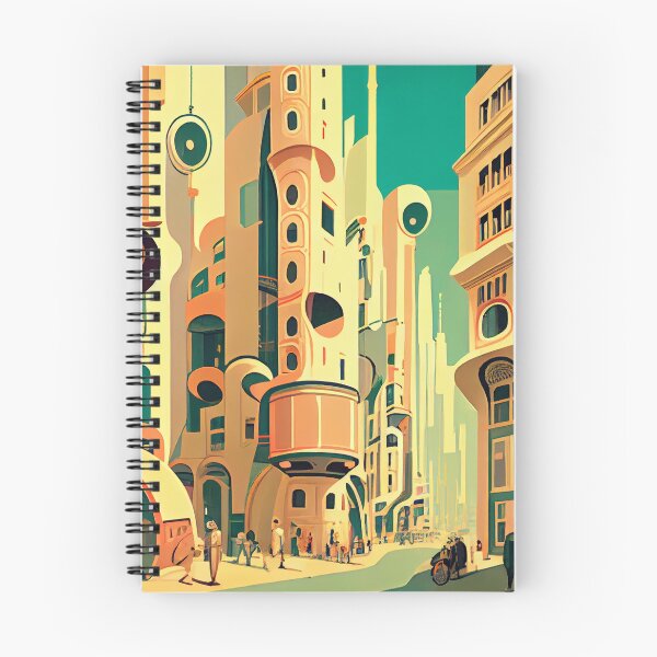 Item preview, Surreal city in pastel tones designed and sold by Creativaity.