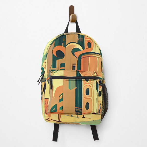 Item preview, Surreal city in pastel tones designed and sold by Creativaity.