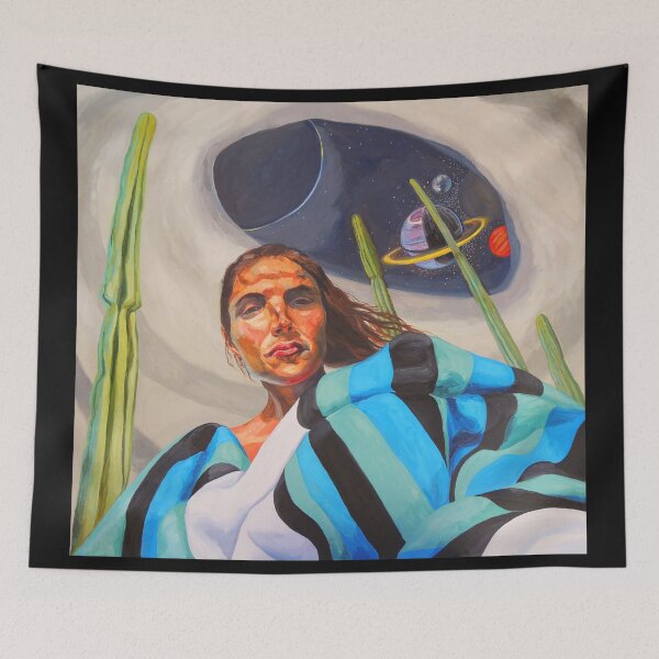 Item preview, Planetary Peace (self portrait) designed and sold by Meredith Rose Paintings.