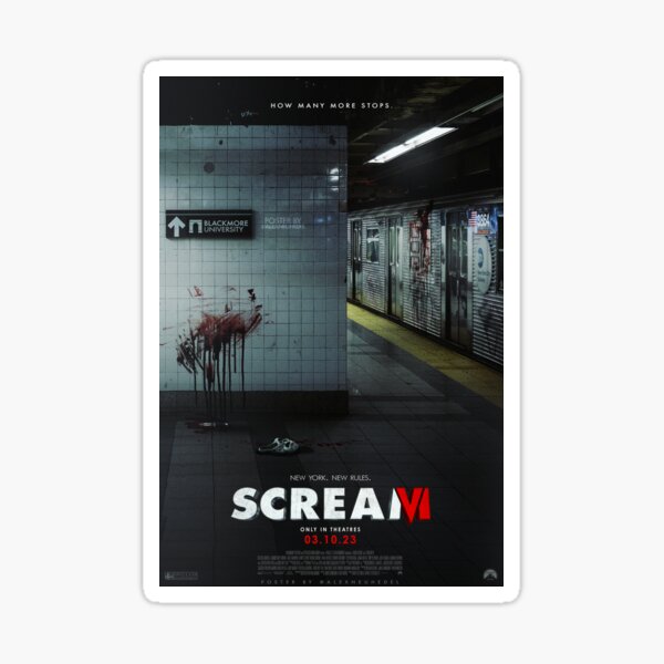 Item preview, The Subway - Scream VI (2023) - Fan Poster designed and sold by neuhedel.