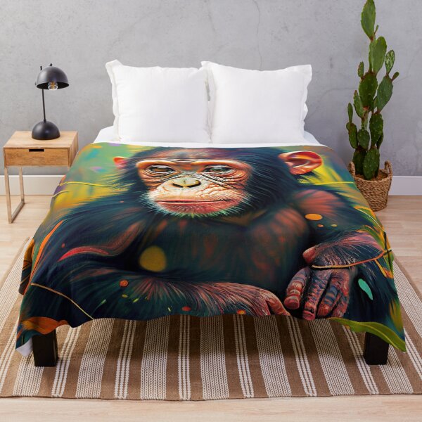 Item preview, Baby Chimpanzee Digital Art designed and sold by davidelder.