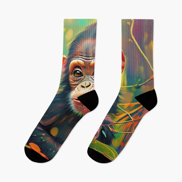 Item preview, Baby Chimpanzee Digital Art designed and sold by davidelder.