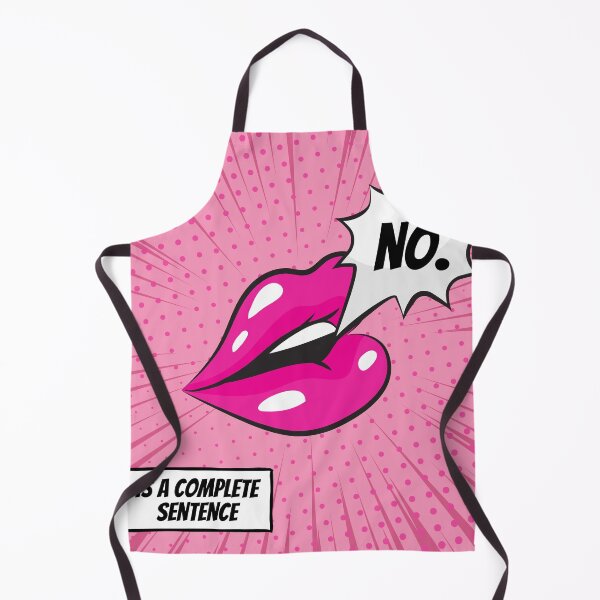 Artikelvorschau, NEIN ist ein vollständiger Satz | Rosa Popart-Design entworfen und verkauft von SolPotts.