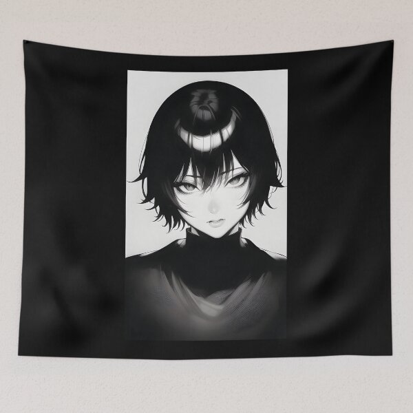 Item preview, anime girl wearing a turtleneck designed and sold by Beep-.