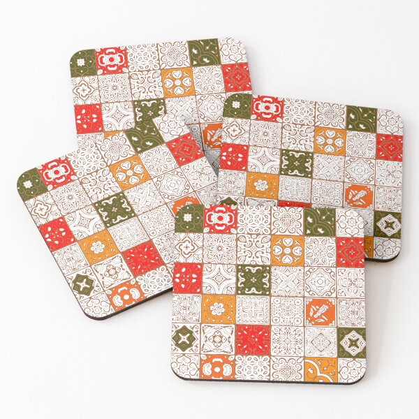 Item preview, Vintage Oriental Traditional Moroccan Tiles Style Artwork  designed and sold by Nooshin Mehrvarz.
