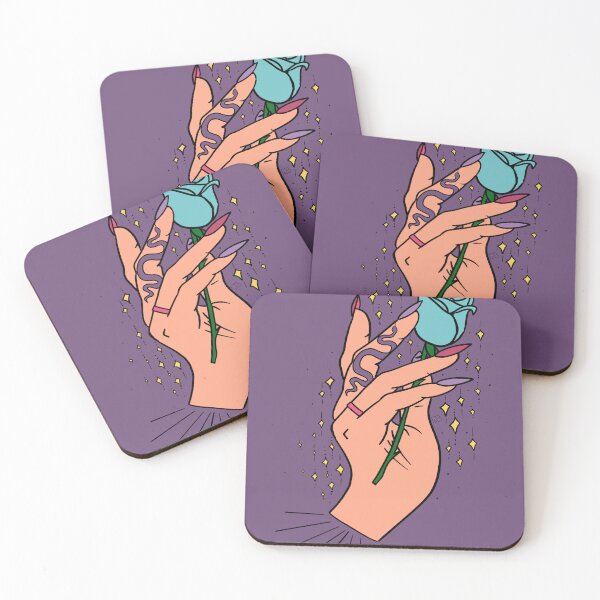 Item preview, Coral Hand With Rose designed and sold by RooBooCo.