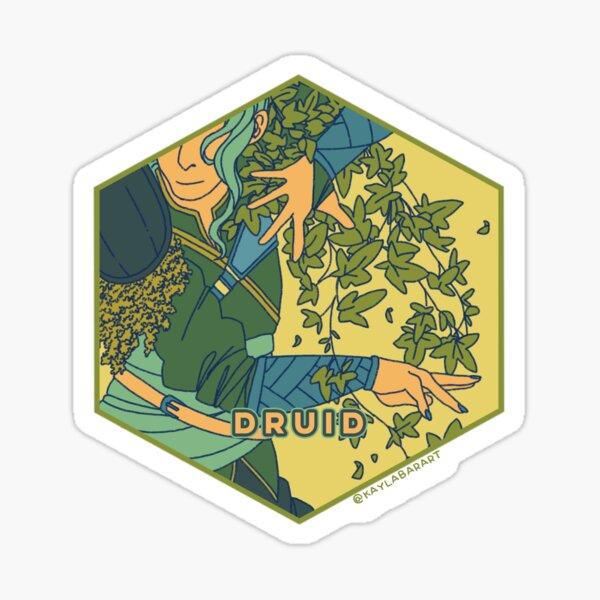Item preview, D&D Classes - Druid designed and sold by kaylabarart.