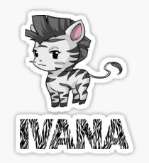 Zebra Ivana Sticker
