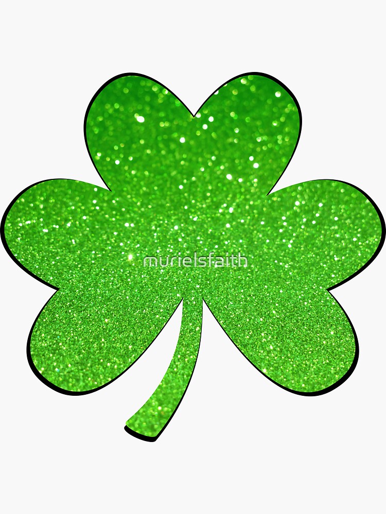 Cool Baseball Shamrock St Patricks Day - Baseball Shamrock - Sticker