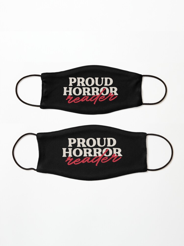Thumbnail 3 of 5, Mask, Proud Horror Reader designed and sold by hopealittle.