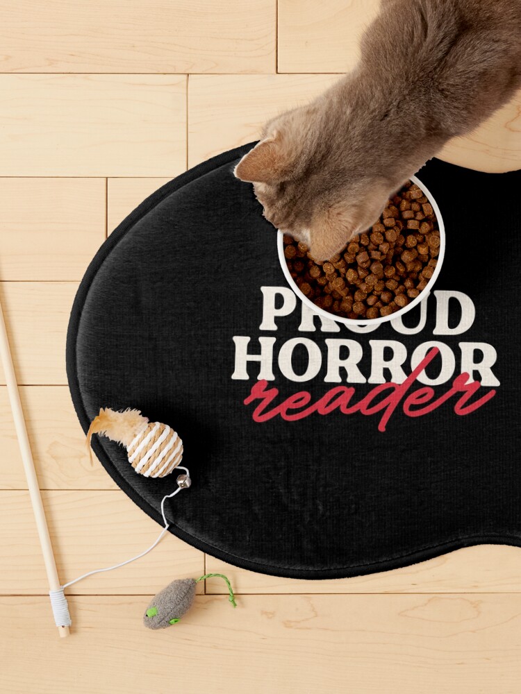 Thumbnail 3 of 5, Pet Mat, Proud Horror Reader designed and sold by hopealittle.