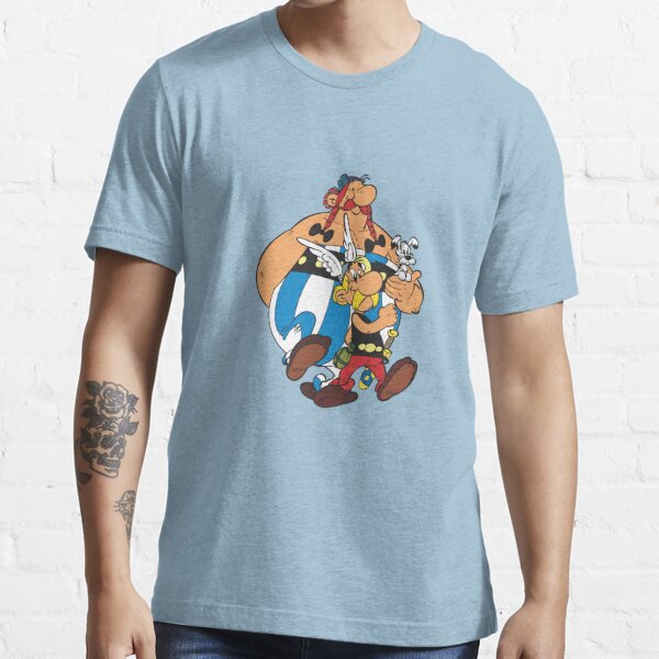 asterix and obelix | T-Shirt by Redbubble Sale waynerlopika for Essential logo